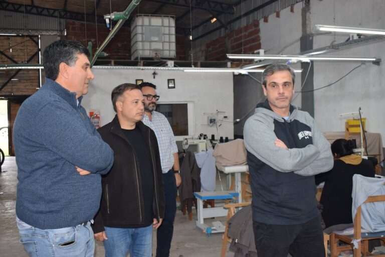 Mesquida acompaño a Michel en su recorrida por San Gustavo