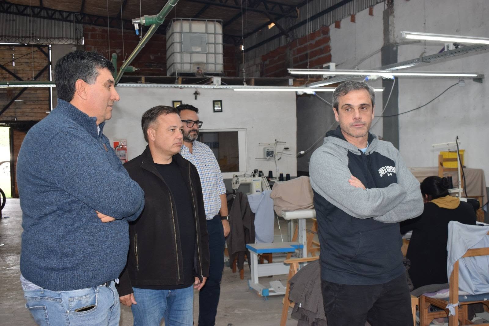 Mesquida acompaño a Michel en su recorrida por San Gustavo