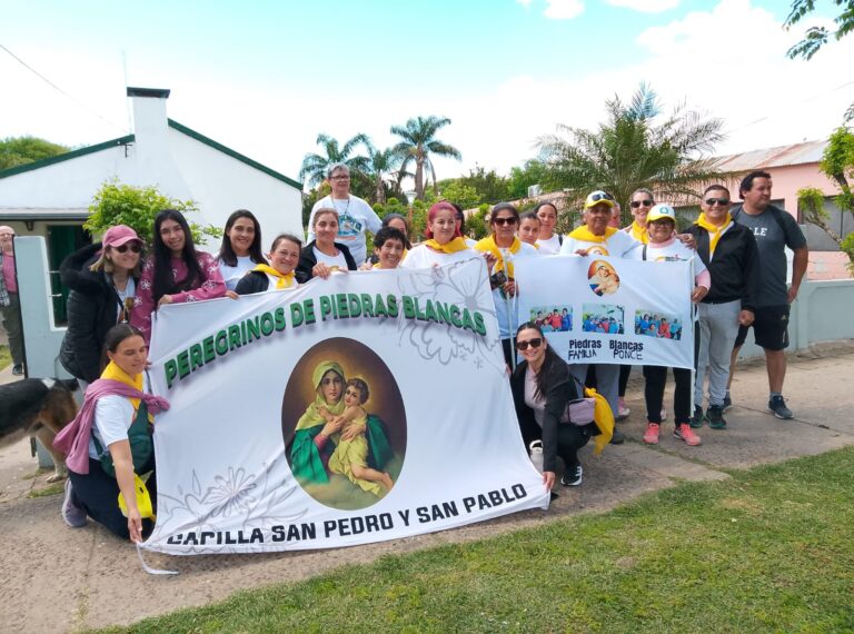 Con fe y devoción, peregrinos de Piedras Blancas se sumaron a la 44° Peregrinación de los Pueblos